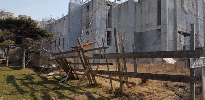 Stadiul actual al lucrărilor (martie 2019) FOTO: Călin Gavrilaş