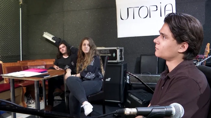 Ştefan, Andreea şi Cristi fac parte din Utopia Band Sursa Utopia Band