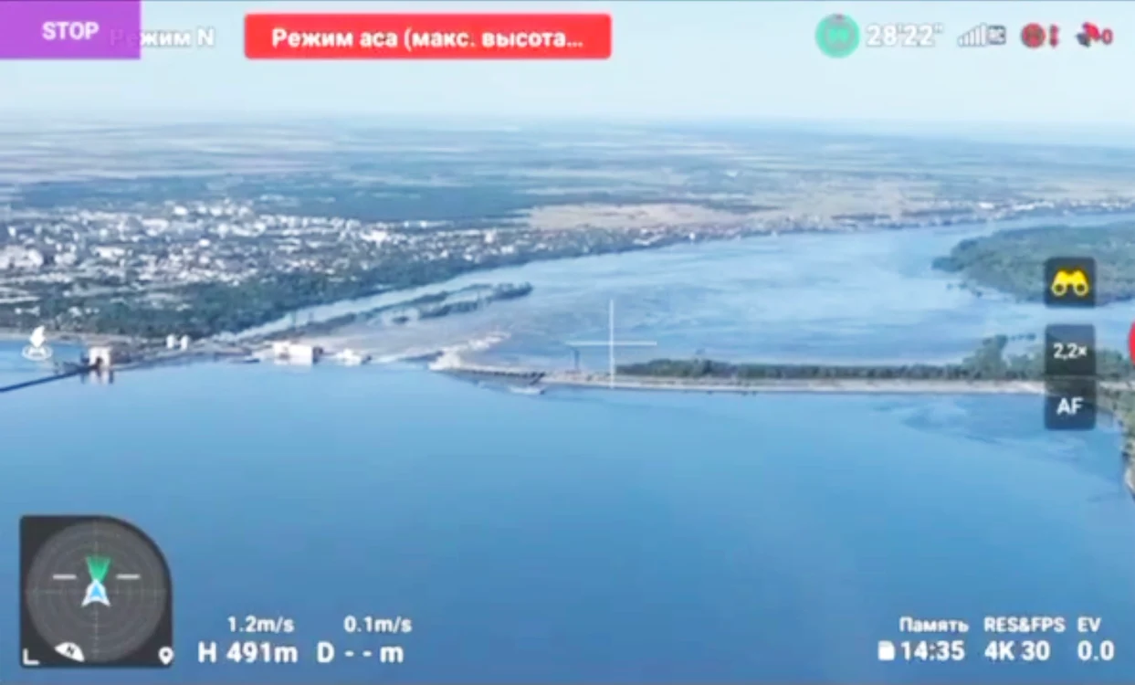 Hidrocentrala Kahovka a fost distrusă FOTO Profimedia