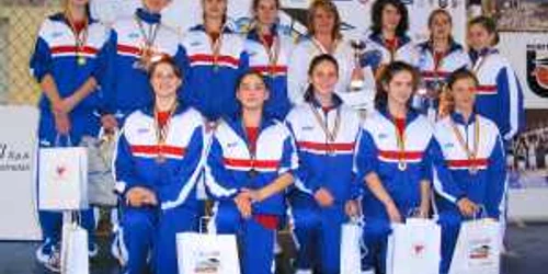 Echipa de baschet fete under 14 de la Colegiul Naţional „Mihai Eminescu“