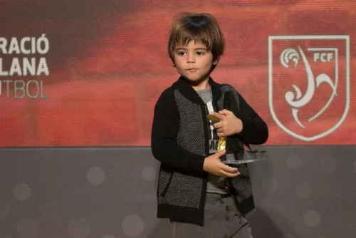 Winner of 5th edition of Catalan football stars Gerard Pique jpeg