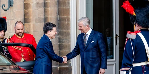 Nicusor Dan la Bruxelles, cu Majestatea Sa Regele Philippe FOTO Facebook Nicusor Dan jpg