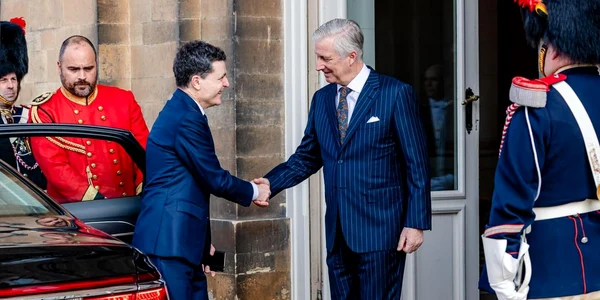 Nicusor Dan la Bruxelles, cu Majestatea Sa Regele Philippe FOTO Facebook Nicusor Dan jpg