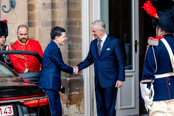 Nicușor Dan s-a întâlnit vineri cu Majestatea Sa Philippe. FOTO: Facebook/Nicușor Dan