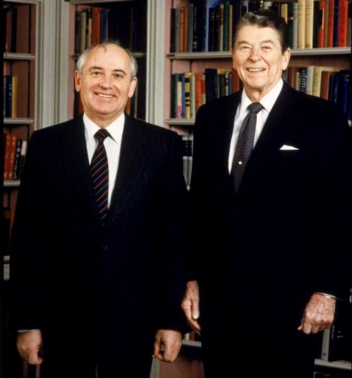 Reagan şi Gorbaciov  Foto Getty Images