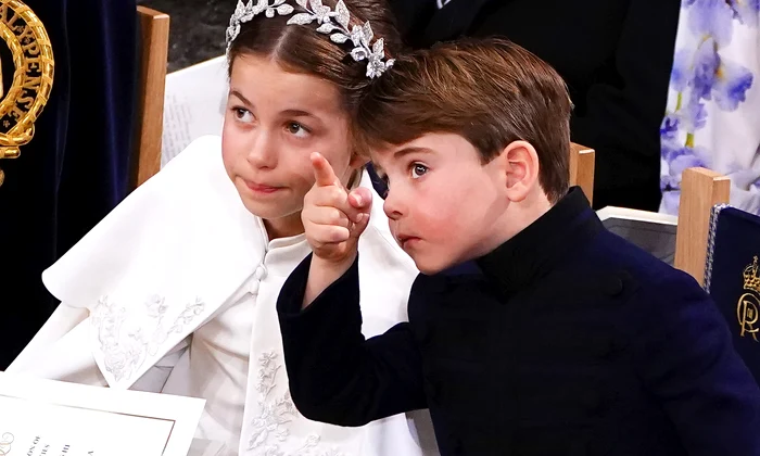 Printesa Charlotte si Printul Louis jpg