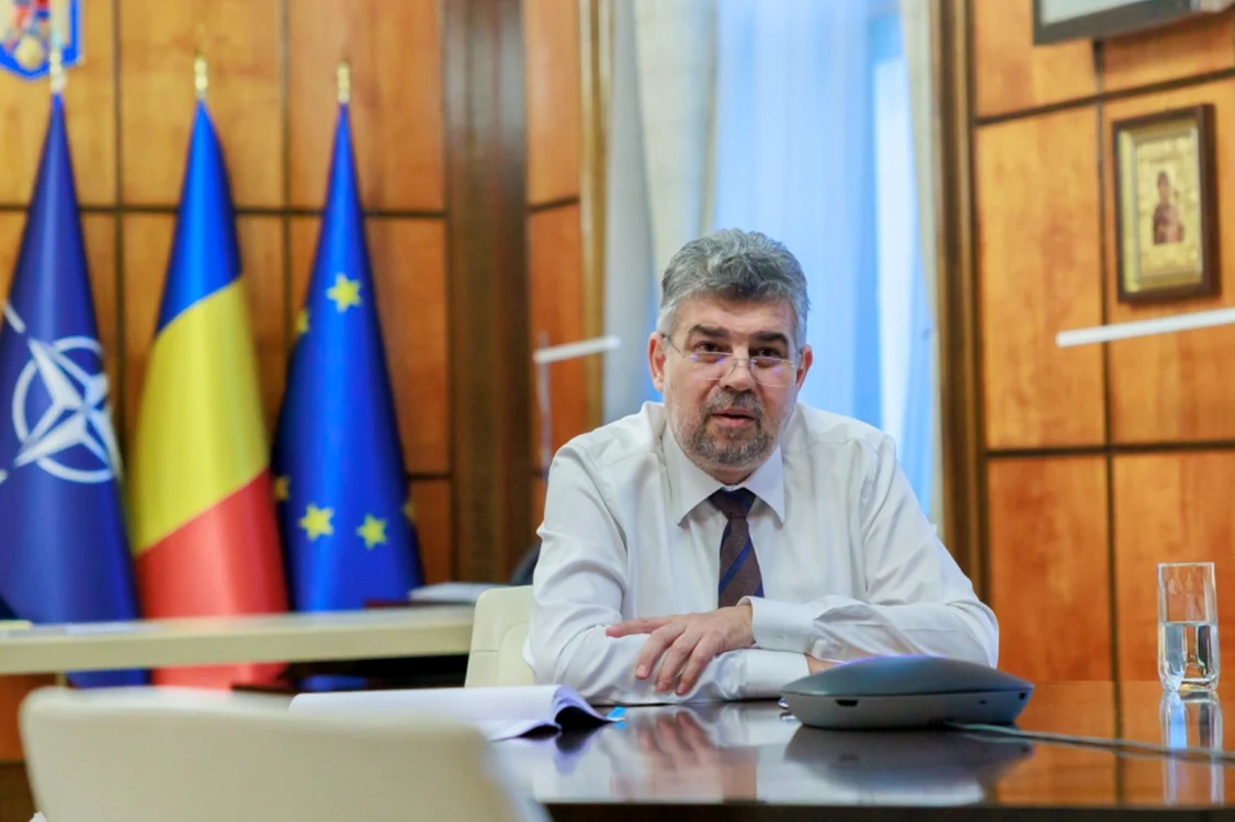 Marcel Ciolacu, premierul României FOTO: GOV