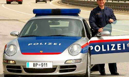 Politie de autostrada în Austria