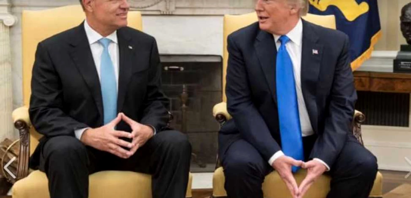 Fotografie postată de Donald Trump după întrevederea sa cu Klaus Iohannis FOTO Captură de ecran Facebook Donald J. Trump