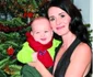 Mădălina Manole, alături de fiul ei, Petru Mircea junior foto: Facebook