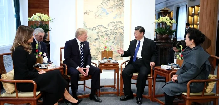 Întrevedere Donald trump-Xi Jinping, la Beijing