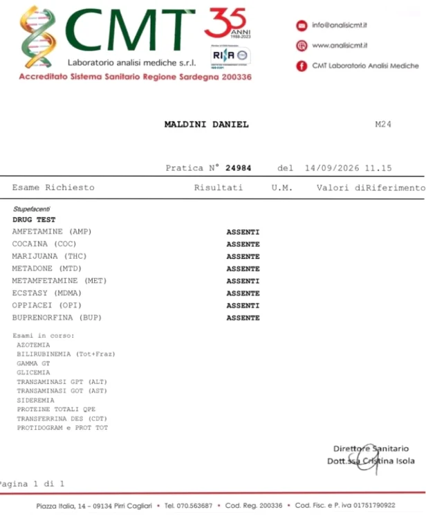 Rezultatele analizelor toxicologice
