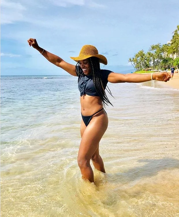 Sloane Stephens se simte perfect pe plajă