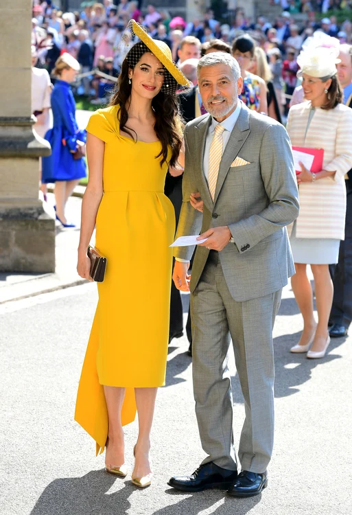 George și Amal Clooney au participat la nunta regală din mai
