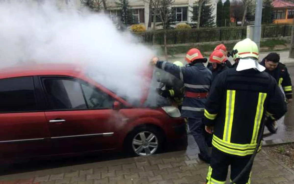 incendiu masina vaslui