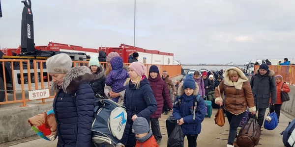Imagini compleşitoare cu valul de refugiaţi din Ucraina 
