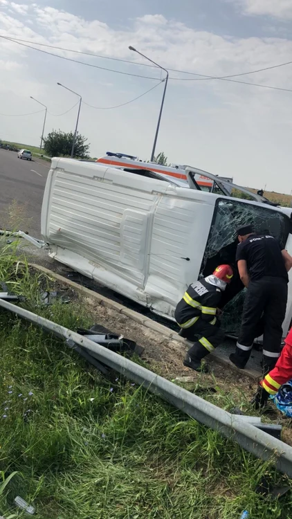 Accident pe A2 FOTO ISU Călăraşi