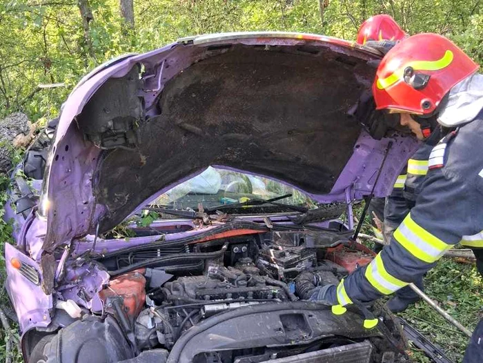 O tânără a murit în accident FOTO: ISU Giurgiu