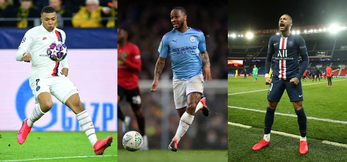 Mbappe, Sterling si Neymar, cei mai valoroși trei fotbaliști ai lumiiFoto: Guliver/ GettyImages