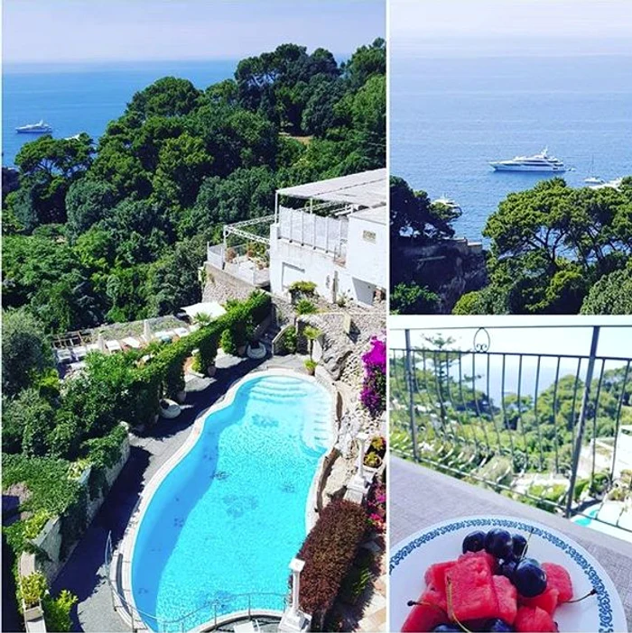 Priveliștile insulei Capri, din Italia