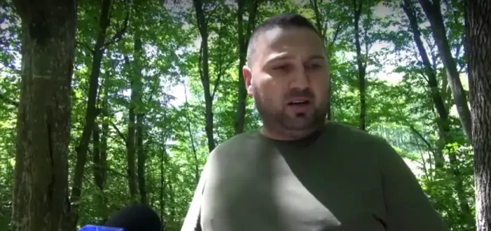 Silviu Vrânceanu, pădurarul agresat FOTO captură video Protv