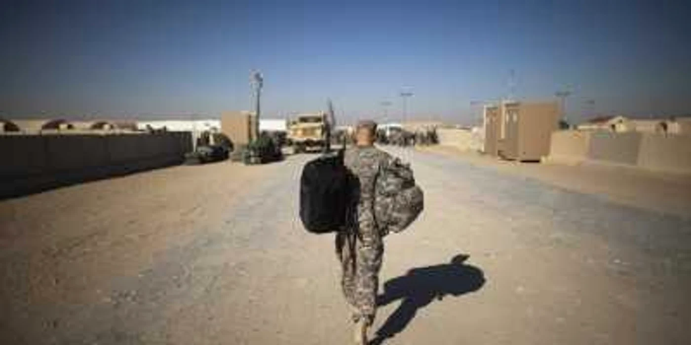 Militar din Divizia 1 Cavalerie ultima unitate americana care s-a retras din Irak