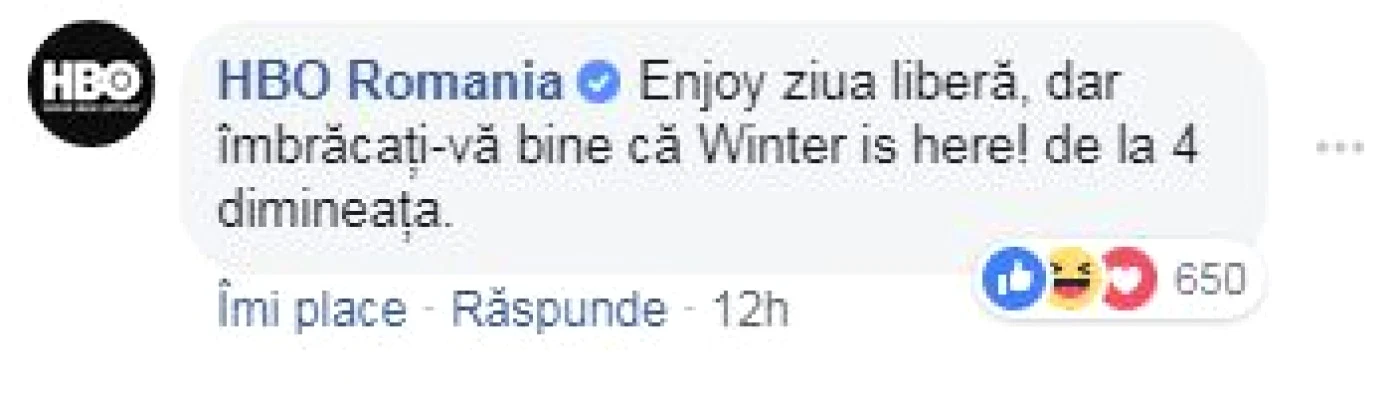comentariu hbo game of thrones netflix foto captura fota