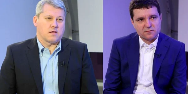 Catalin Predoiu si Nicusor Dan FOTO Adevarul 