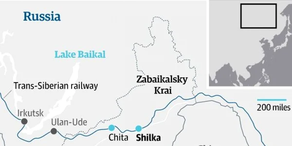 Harta rusia la granita cu mongolia foto the guardian