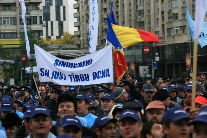 Protestatarii din Piaţa Victoriei, din Capitală