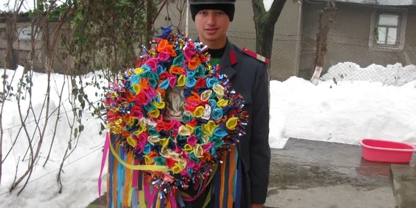 George Daniel Pârvu este colindător de aproape 12 ani