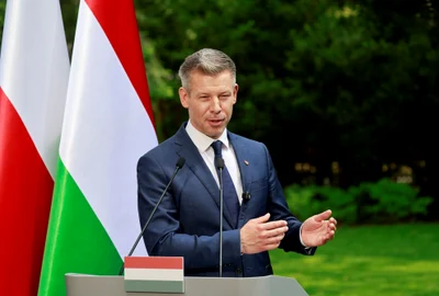Premierul ungar Peter Magyar  FOTO AFP