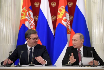 Vucic Putin EPA