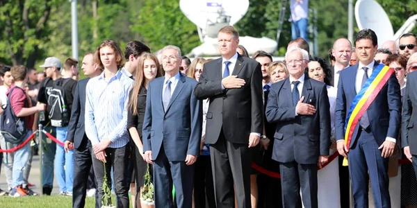 Octav Bjoza cu Klaus Iohannis FOTO Arhivă Octav Bjoza