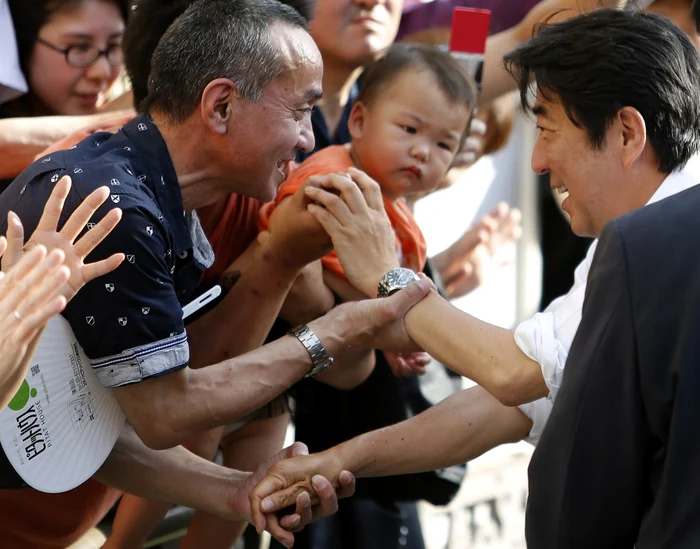 Premierul japonez Shinzo Abe, conducatorul partidului liberal democrat FOTO Reuters