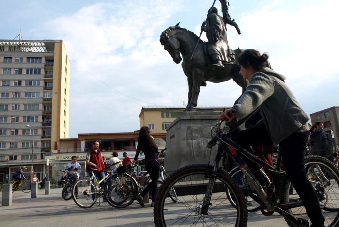 Bicicliştii sunt nemulţumiţi de lipsa locurilor de agrement. D.G.