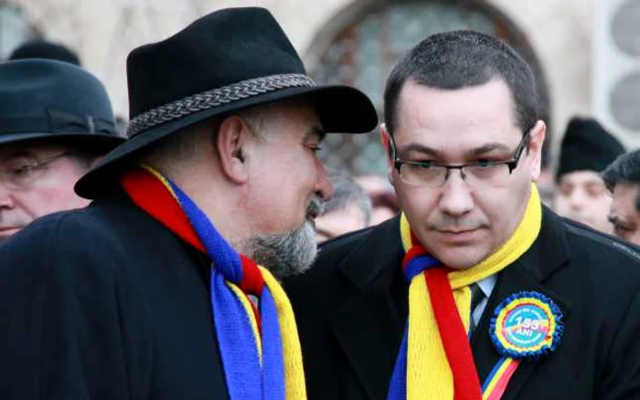 Varujan Vosganian şi Victor Ponta se contrazic din ce
în ce mai des FOTO Mediafax