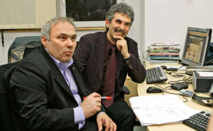 Puiu Fesan (stânga) şi Dan Toader sunt prieteni din zilele Revoluţiei