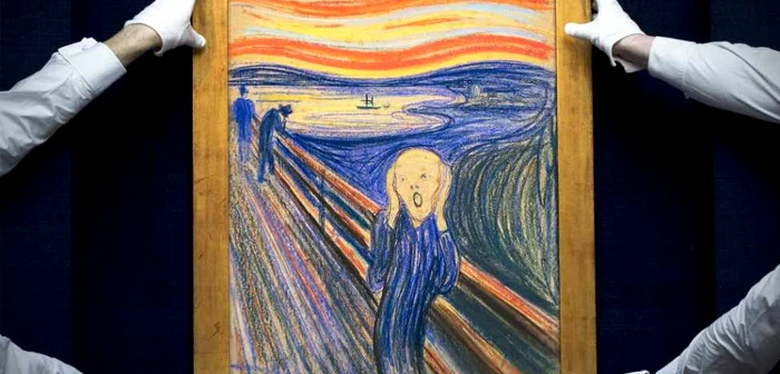 Vedeta incontestabilă a expoziţiei de la Muzeul de Artă este faimosul „Strigăt” (The Scream) al pictorului