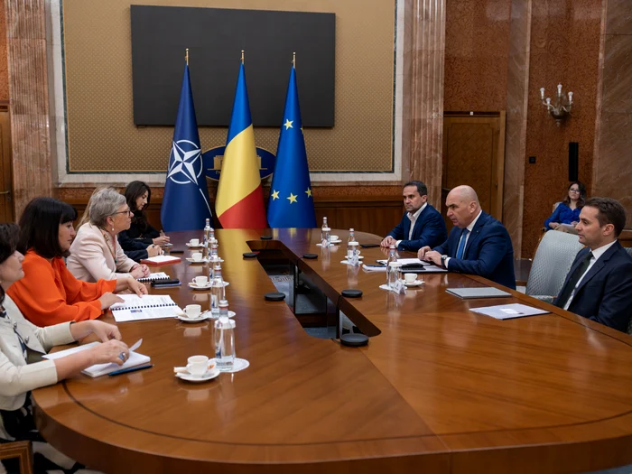Ilie Bolojan a primit delegația Băncii Europene pentru Reconstrucție și Dezvoltare/FOTO: Gov.ro