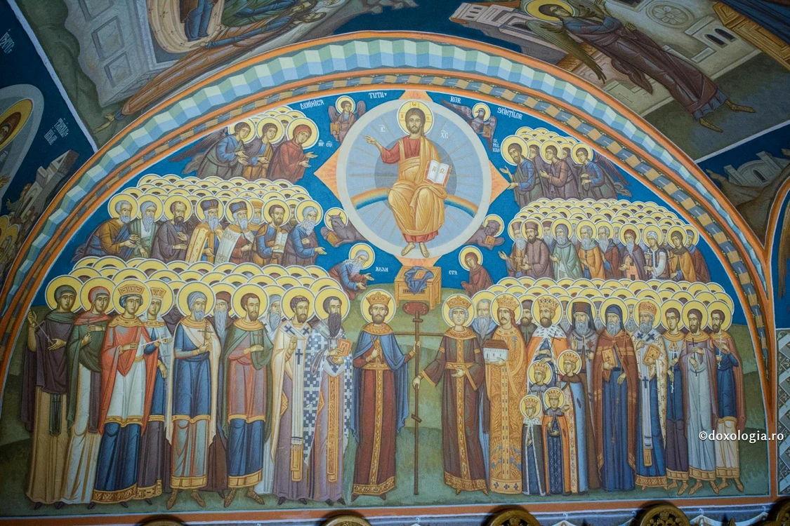 Duminica Tuturor Sfinților icoană la Mănăstirea Hadambu Foto Doxologia credit Ștefan Cojocariu