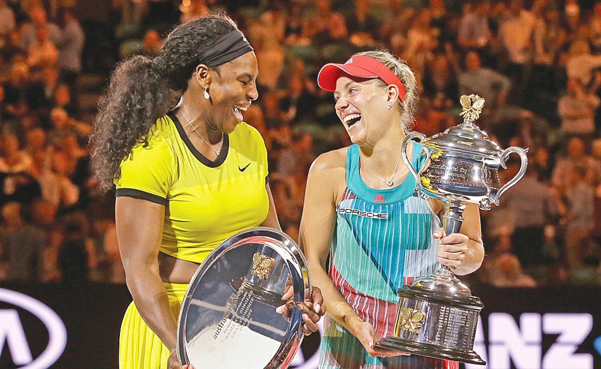 
    Angelique Kerber a  produs surpriza ieri la  Melbourne. Ea cucerit  titlul, după ce a învins-o  pe Serena Williams  