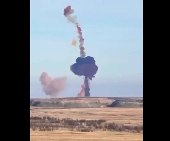 Explozia a avut loc pe poligonul de testare Yasnoe. FOTO: X/@visegrad24