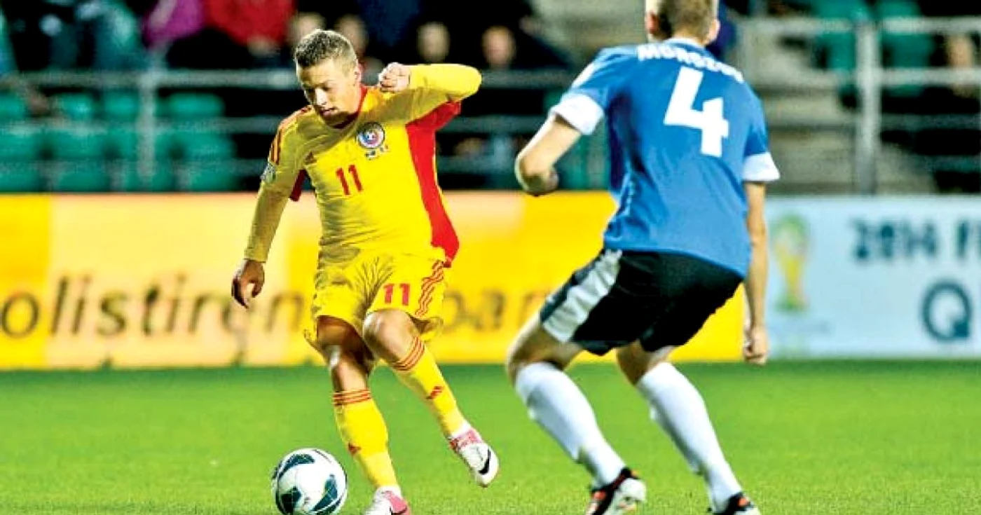 Torje a marcat primul gol al României în partida cu Estonia