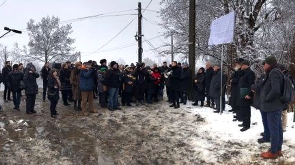 Masacrul de la Jilava și progromul de la București, comemorate în pădurea Jilava jpeg