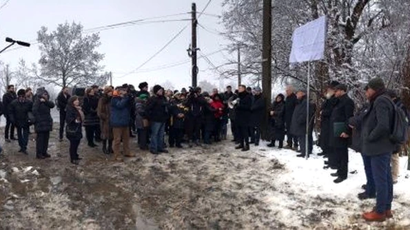 Masacrul de la Jilava și progromul de la București, comemorate în pădurea Jilava jpeg