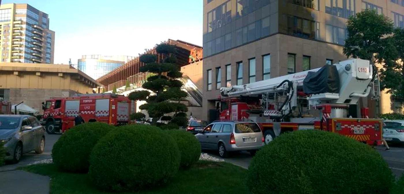 Incendiu la un restaurant din Palas