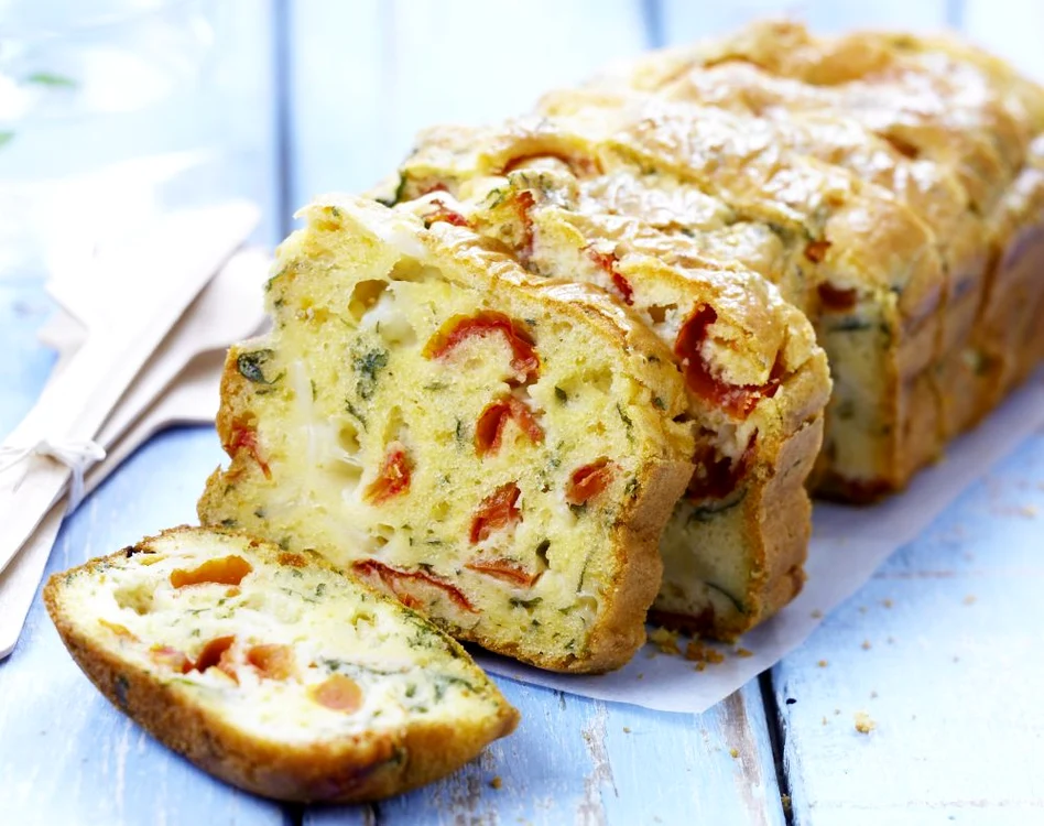 Cherry tomato,mozzarella and basil savoury cake jpeg