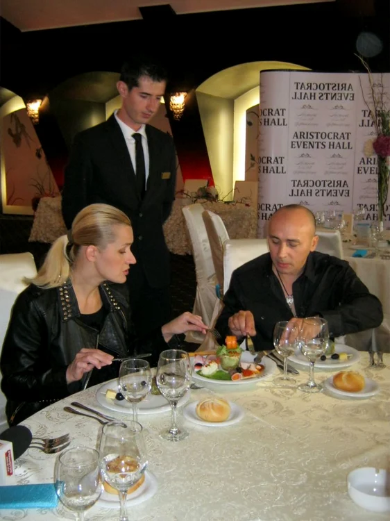 Marcel PAvel si sotia lui, Violeta