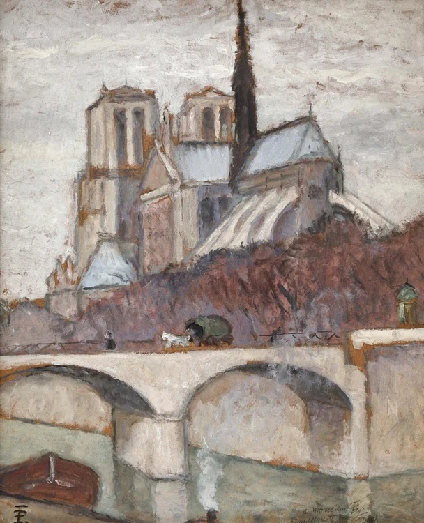 „Sena către Notre Dame” - Theodor Pallady